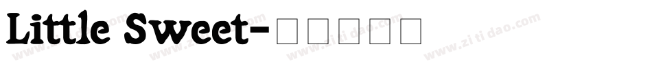 Little Sweet字体转换